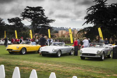 TRIBUTE TO FERRARI SPIDERS PEBBLE BEACH 2018